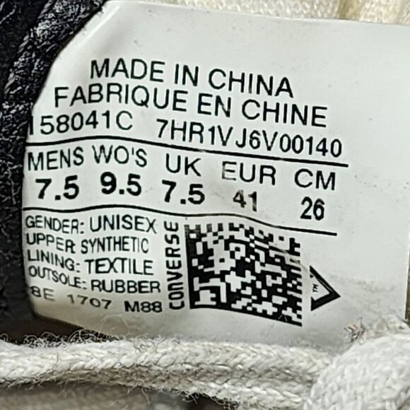 Jack Purcell Black Leather Blue Soled Sneakers, Men's 7.5 - Picture 6 of 7